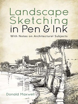 cover image of Landscape Sketching in Pen and Ink